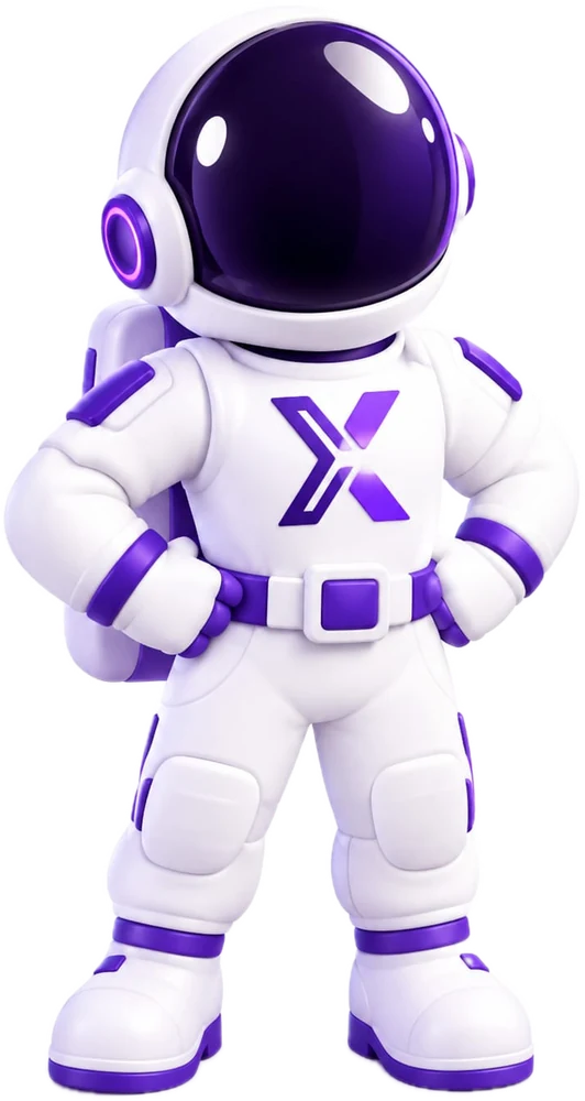Xibi, el astronauta mascota de Ximbo Academy